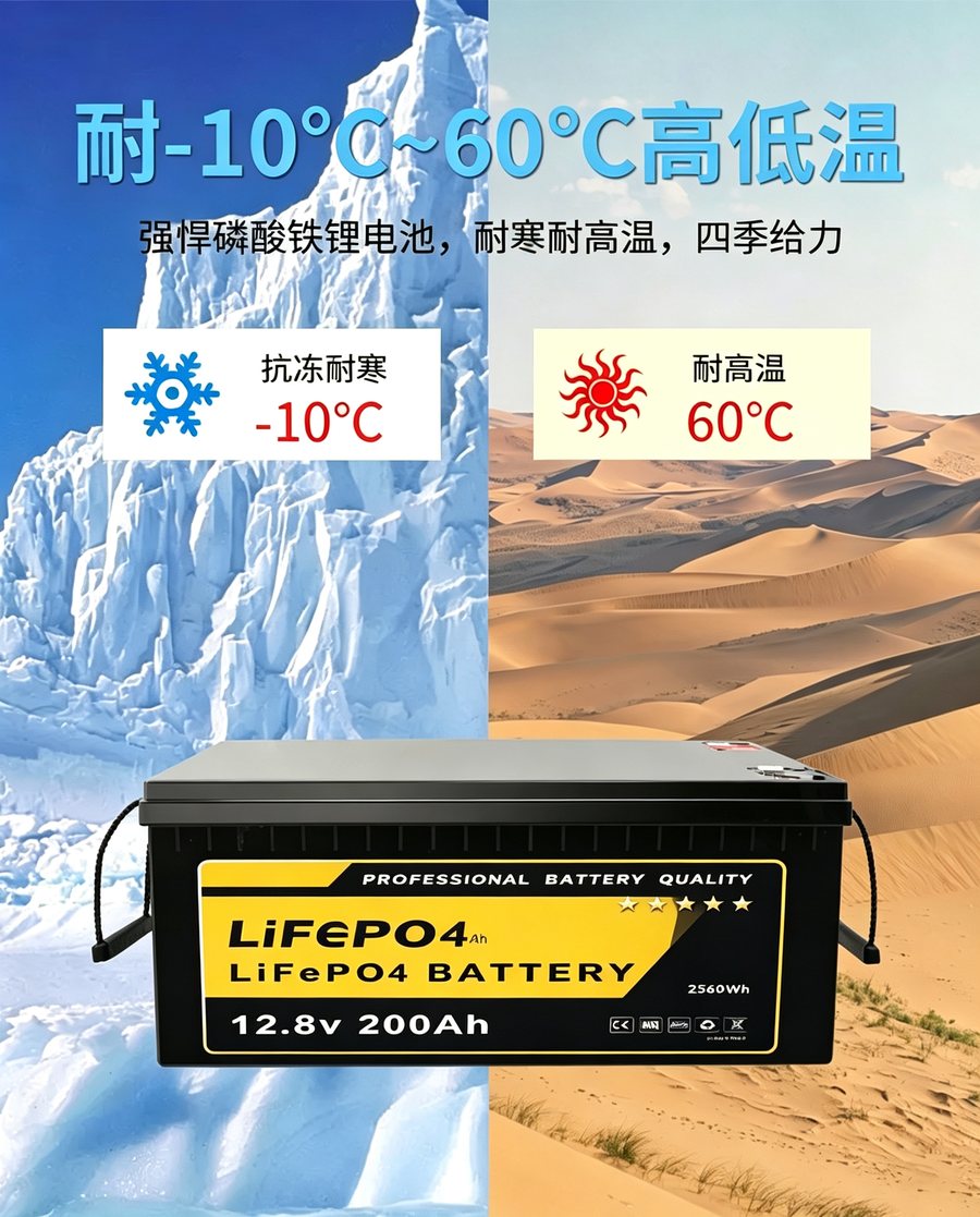 磷酸铁锂宽温域电池